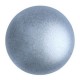 Les perles par Puca® Cabochon 25mm - Metallic mat light blue 23980/79030